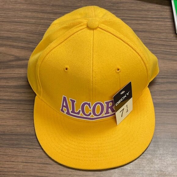 Decky Men's Baseball Hat - Alcorn State University - Gold - Size 7 1/4 - NWT - Picture 1 of 10